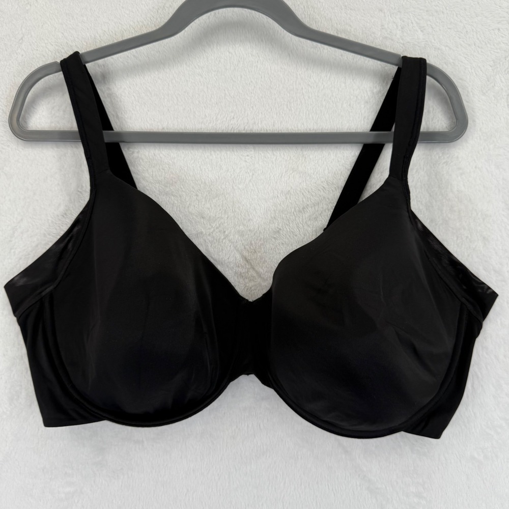 Bali Black Comfort Revolution UnderWire Smoothing Bra‎ Size 42DD